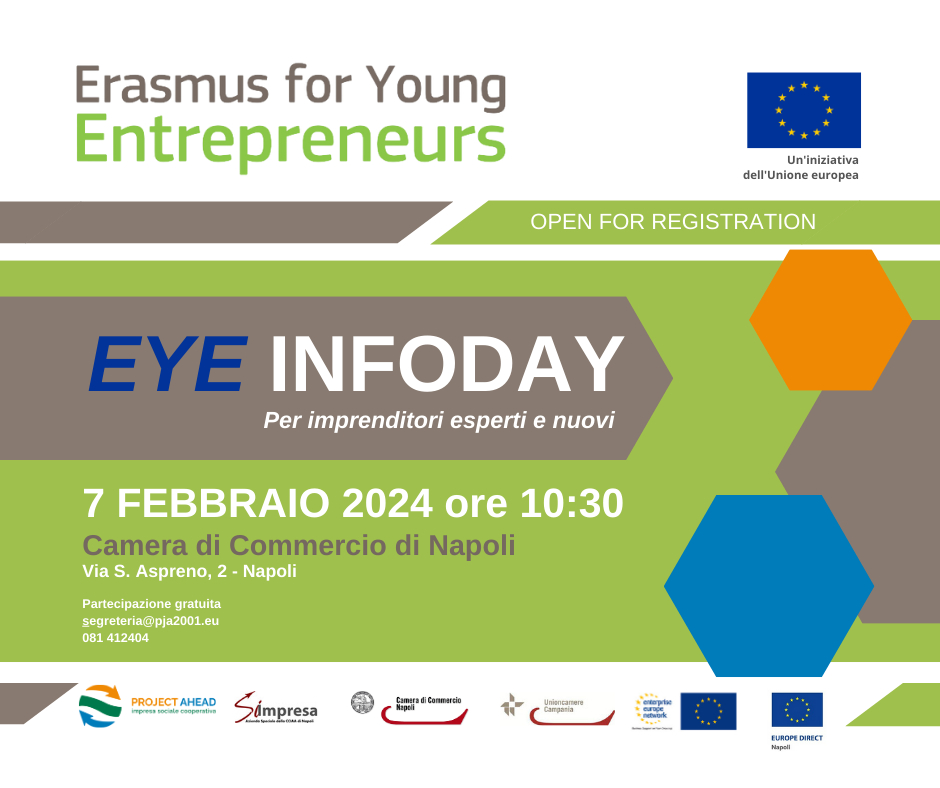 Erasmus per giovani imprenditori evento infoday